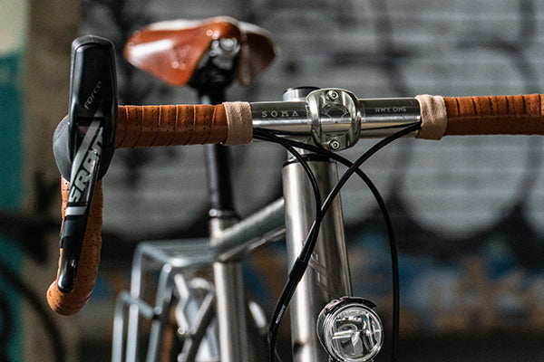 Titanium endurance road bicycle