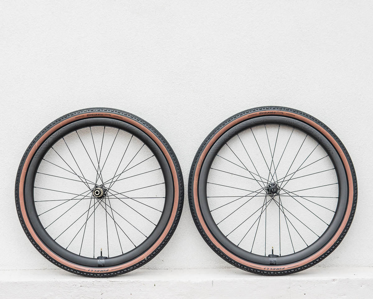 Carbon gravel bike wheels