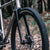 Titanium gravel frame and carbon wheelset