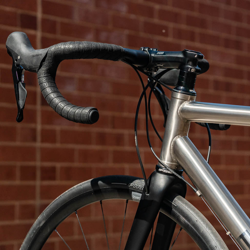 Titanium road bike